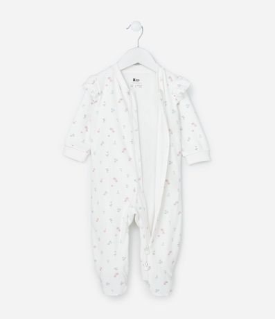 Mono Infantil en Plush con Volados - Talle 0 a 18 meses 2