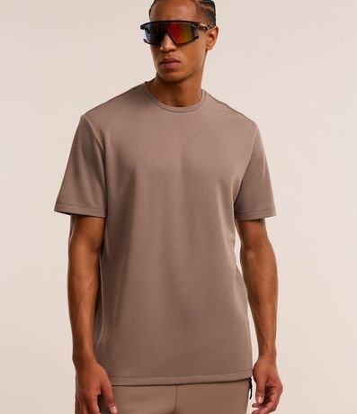 Remera Comfort Deportiva en Tech Fleece con Tecnologia Dry