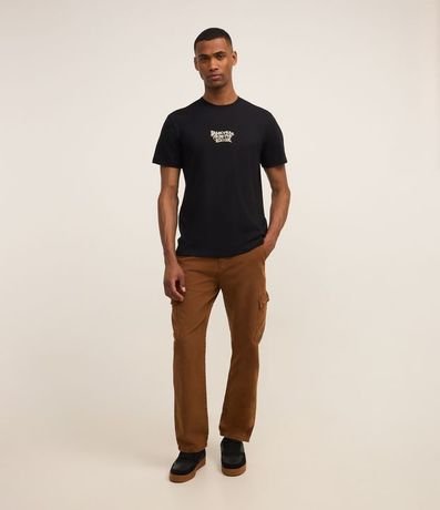 Remera Comfort en Algodón con Estampa Break Free From The Routine 2