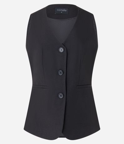 Chaleco Sastre con Botones y Bolsillos Embutidos 5