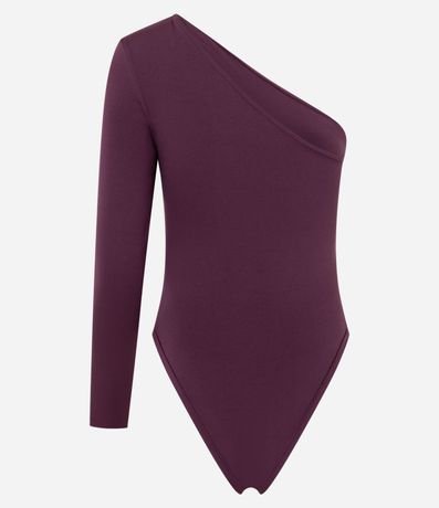 Body con un Hombro Único y Drapeados Laterales 5