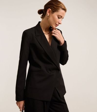 Blazer Sastre con Traspase con Botón