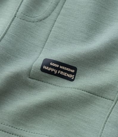 Bermuda Infantil con Bolsillos y Lazo - Talle 0 a 18 meses 3