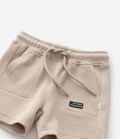 Bermuda Infantil con Bolsillos y Lazo - Talle 0 a 18 meses 4