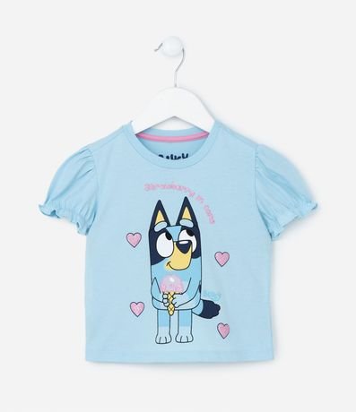 Conjunto Infantil con Estampa Bluey con Purpurina - Talle 1 a 6 años 2