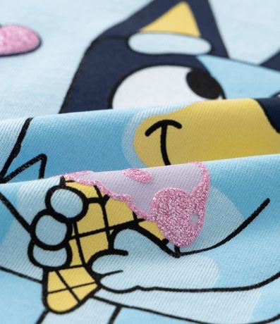 Conjunto Infantil con Estampa Bluey con Purpurina - Talle 1 a 6 años 5