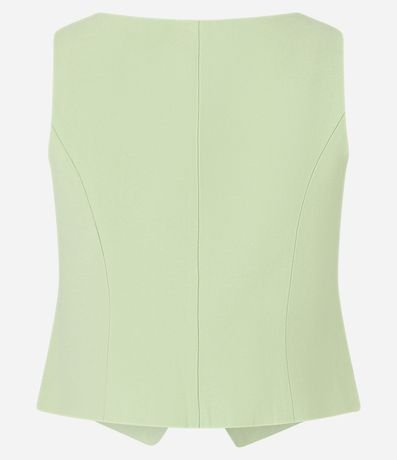 Chaleco Corset Sastrería con Escote U y Bajo V 8