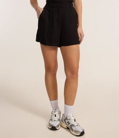 Short Corto Alfaiatado en Viscosa Twill 3