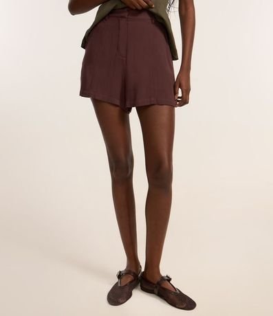 Short Corto Alfaiatado en Viscosa Twill 3