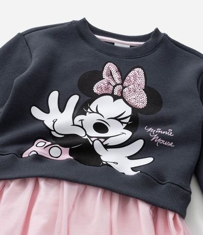 Vestido Infantil en Tule con Estampa de Minnie - Talle 1 a 6 años 7