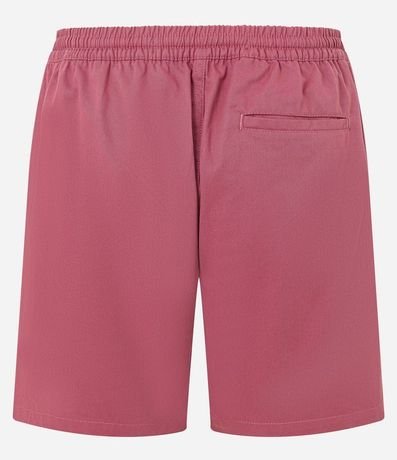 Bermuda en Sarga con Cintura Elástica 2