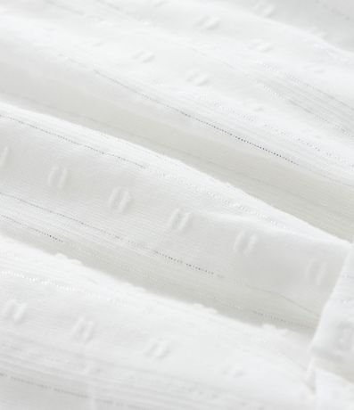 Blusa Infantil en Tricolina Texturizado con Volado - Talle 1 a 6 años 3