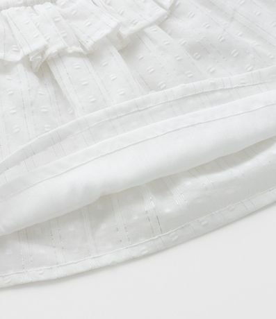 Blusa Infantil en Tricolina Texturizado con Volado - Talle 1 a 6 años 4