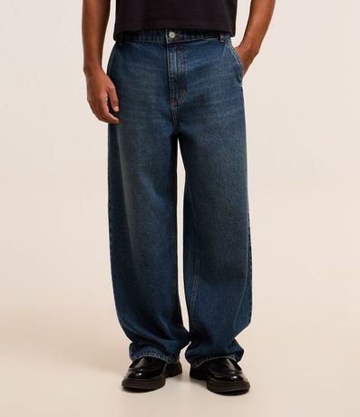Pantalón Baggy en Jeans con Bolsillo Cuchillo Delantero 2