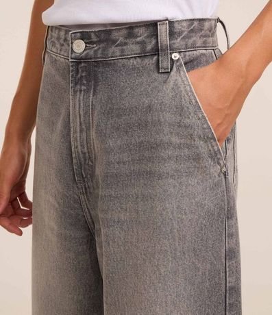 Pantalón Baggy en Jeans con Bolsillo Cuchillo Delantero 4
