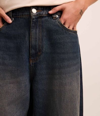 Pantalón Mega Baggy en Jeans con Argollas 3