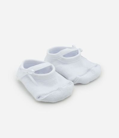 Media Ballet Infantil con Lazo y Cinta para el Pelo - Talle 0 a 12 meses 4