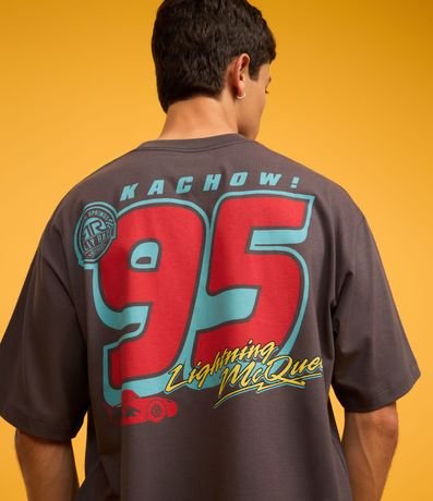 Remera Boxy en Algodón con Estampa del Rayo Mc Queen 2