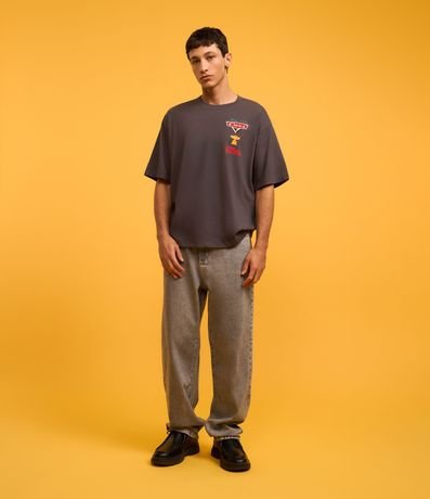 Remera Boxy en Algodón con Estampa del Rayo Mc Queen 5