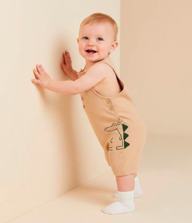 Peto Infantil con Bordado Dino y Crestas - Talle 3 a 18 meses 2