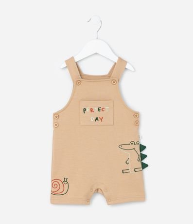 Peto Infantil con Bordado Dino y Crestas - Talle 3 a 18 meses 3