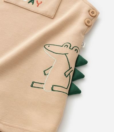 Peto Infantil con Bordado Dino y Crestas - Talle 3 a 18 meses 7