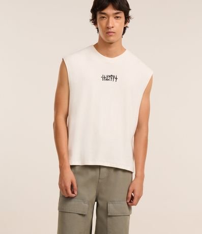 Pantalón Super Baggy en Sarga con Bolsillo Cargo 3