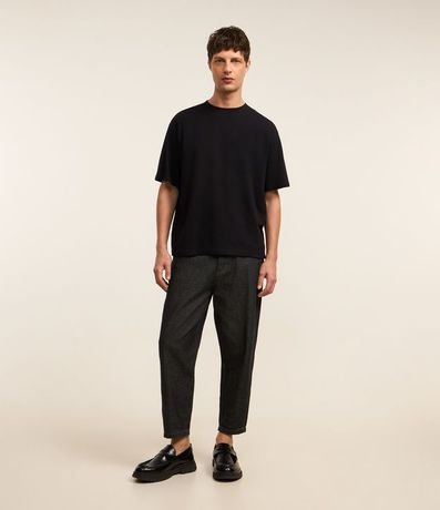 Remera Boxy en Algodón Texturizada 2