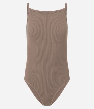 Body en Poliamida Seamless con Breteles Finos 4