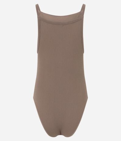 Body en Poliamida Seamless con Breteles Finos 6