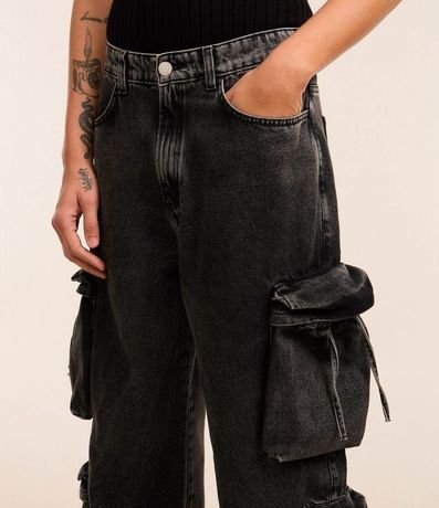 Pantalón Super Baggy en Jeans con Multibolsillos 3