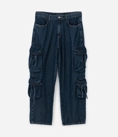 Pantalón Super Baggy en Jeans con Multibolsillos 2