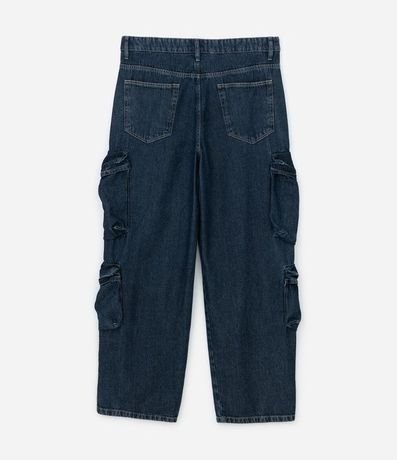 Pantalón Super Baggy en Jeans con Multibolsillos 3