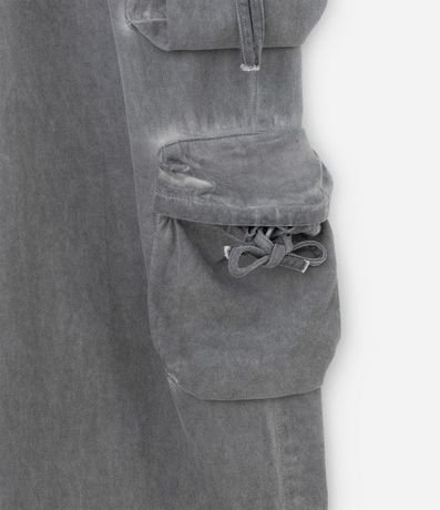 Pantalón Super Baggy en Sarga Desteñida con Lavado 8