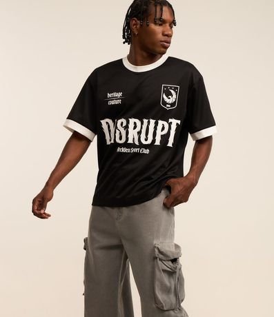 Pantalón Super Baggy en Sarga Desteñida con Lavado 4