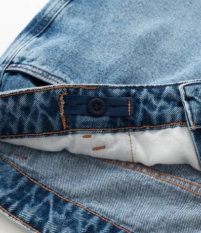 Pantalón Wide Leg en Jeans con Bolsillos Cargo y Recortes Curve & Plus Size 8