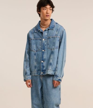 Pantalón Super Baggy en Jeans Vintage con Recortes 5