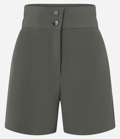 Short Sastre con Cintura Elástica y Abotonado Doble 6