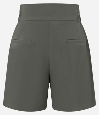 Short Sastre con Cintura Elástica y Abotonado Doble 7