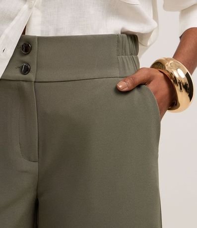 Short Sastre con Cintura Elástica y Abotonado Doble 4