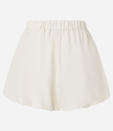 Pollera Baloné Corta en Tricolina con Lazo y Fruncidos 6