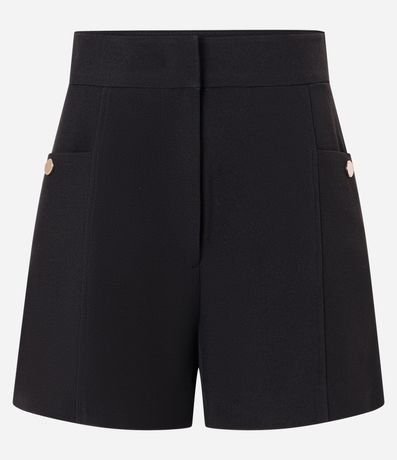 Short Sastre Cintura Alta con Bolsillos Laterales 5