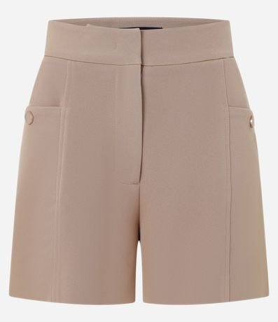 Short Sastre Cintura Alta con Bolsillos Laterales 5