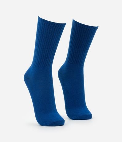 Media Caña Larga en Algodón Canelado 2