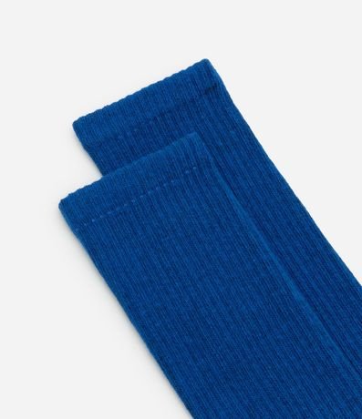 Media Caña Larga en Algodón Canelado 4