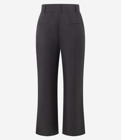 Pantalón Recto Sastrería con cintura Traspasado y Pliegues 6