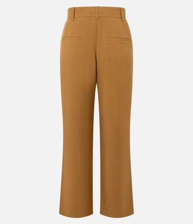 Pantalón Recto Sastrería con cintura Traspasado y Pliegues 7