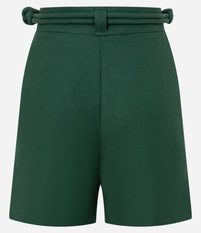 Short en Viscolino con Cinturón Cuerda y Hebilla 7