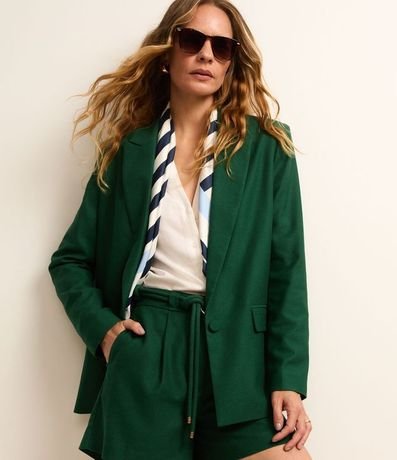 Short en Viscolino con Cinturón Cuerda y Hebilla 5