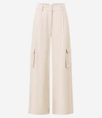 Pantalón Pantalona con Bolsillos Cargo Laterales 5